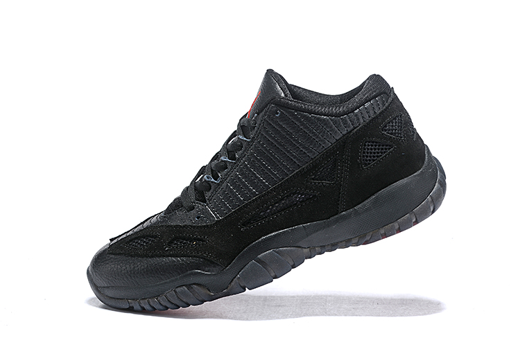 2019 Jordan 11 Low IE Highlighter All Black - Click Image to Close